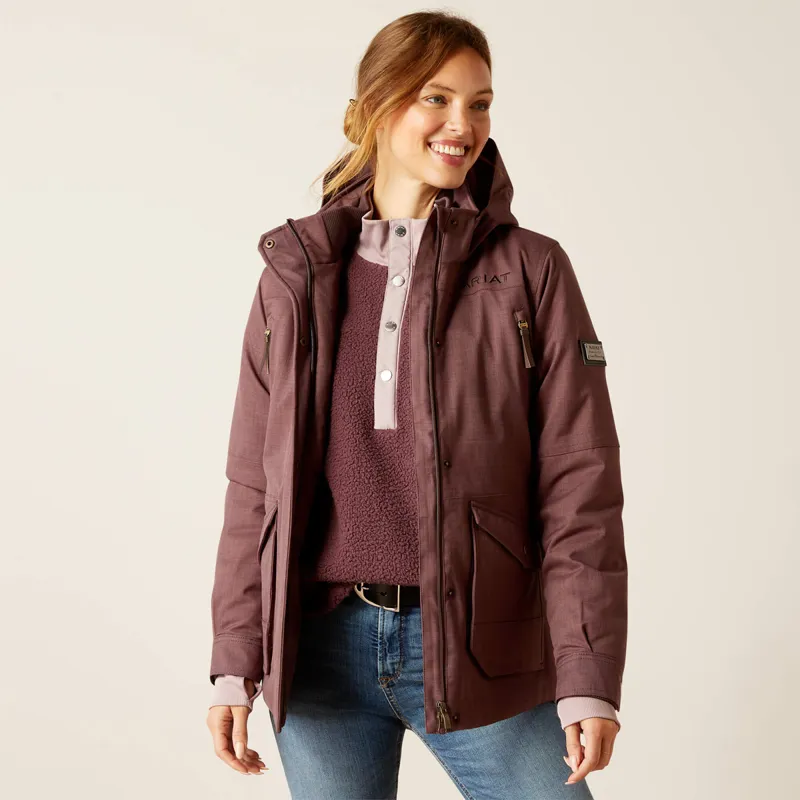 Ariat Women's Sterling Waterproof Insulated Parka - Raisin